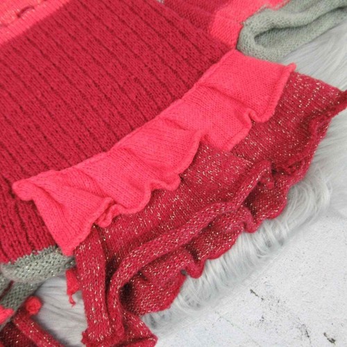 Naartije Kids Knit Patchwork Tunic Sweater Girls Size 5 - Picture 8 of 10