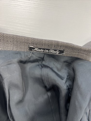 Valentino Men's Gray Pigeon Eye Wool Suit 40S 33X27 $3,895 - Picture 9 of 16