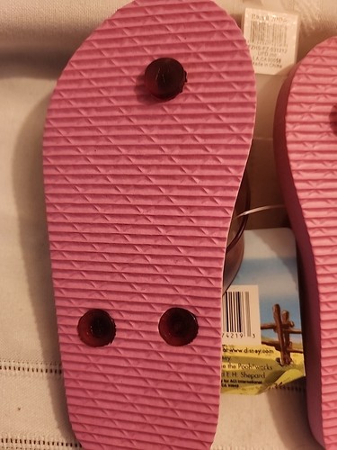Winnie The Pooh Vintage Flipflops NOS Kids Size 9/10 - Picture 4 of 6
