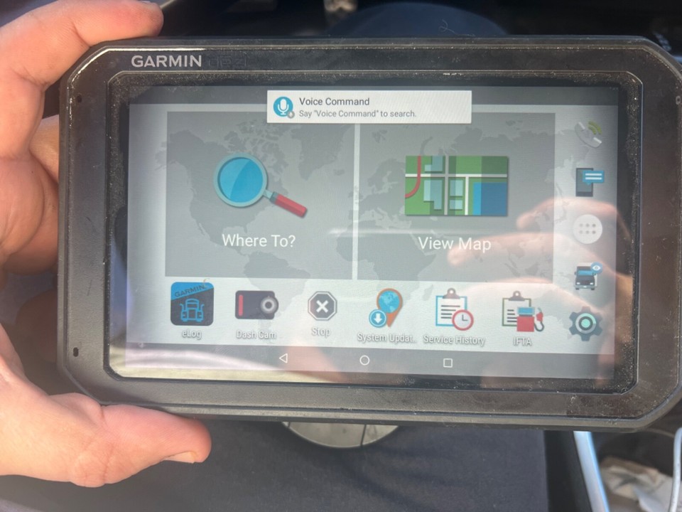 Garmin trucker GPS with dash cam eBay