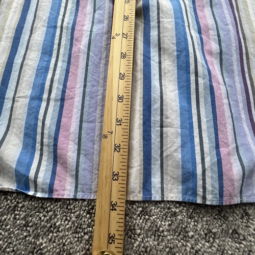 Thomas Pink Super Fine Twofold Shirt 16 X 36.5 Multicolored Stripe Button Up - Picture 9 of 10