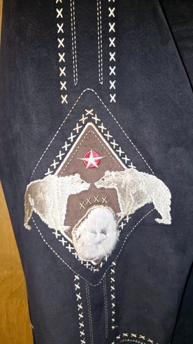 Skijacke Bogner Vintage Gr. 40 bestickt schwarz Reißverschluss - Bild 2 von 8