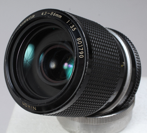 NIKON ZOOM-NIKKOR 43-86mm F/3.5 AI LENS W FILTER & CAP.  THE GOOD VERSION #3 - Picture 2 of 5