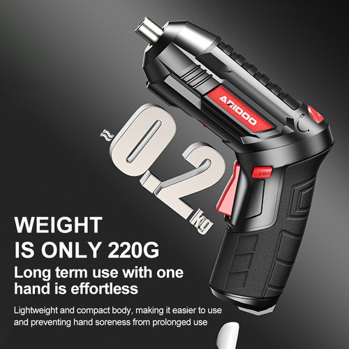 Electric Cordless USB Rechargeable Screwdriver DIY Power Screw Driver Tool Bits - Picture 4 of 17