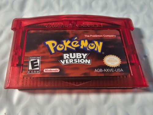 New Pokémon Ruby Version ( Nintendo Game Boy Advance, 2002) GBA Game - Picture 8 of 10