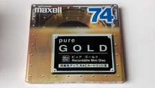 MiniDisc MD Maxell PURE GOLD MD 74 New 1psc.