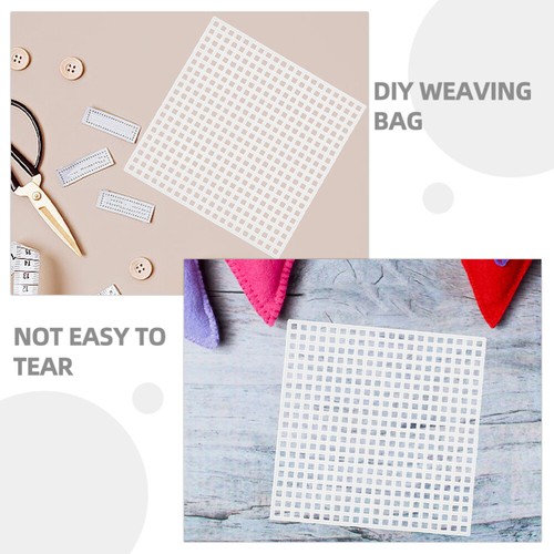 10 Pcs Crocheted Material Sheet Sewing Plastic Canvas Wire Mesh Pads - Picture 7 of 12