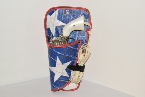Vintage Magnum 357 Revolver gun Hair Blow Dryer By Jerdon w/ Custom Hoslter - Picture 4 of 20