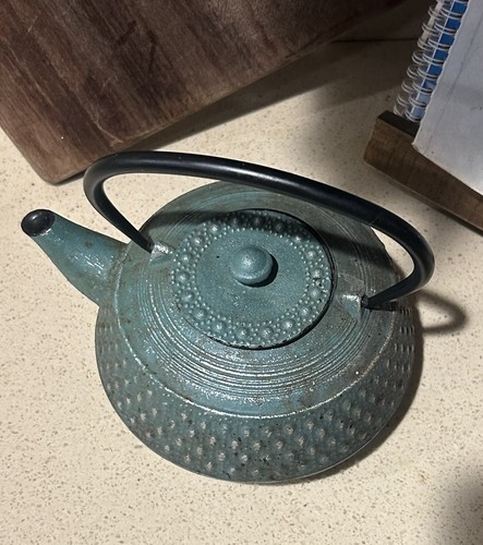 Antique Japanese Cast Iron Tetsubin Teapot Tea Pot - Picture 2 of 3