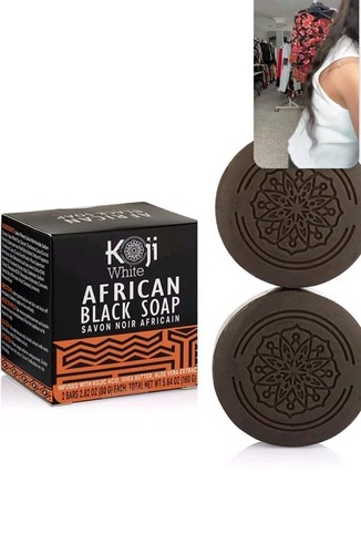 Feuchtigkeitsspendende schwarzafrikanische Seife für stumpfe, unebene Haut Aloe Vera Shea (2 Riegel) - Bild 2 von 6