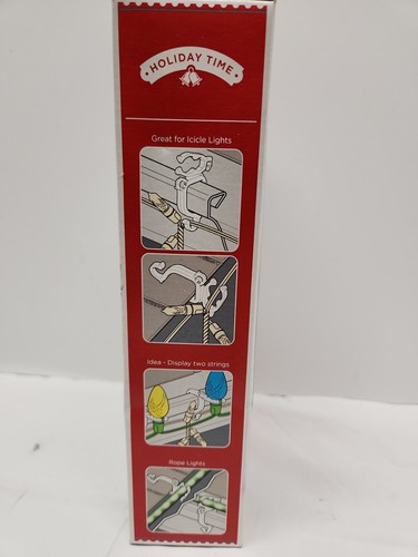 Holiday Time All Purpose Light Clips - 100 Pieces - Picture 5 of 5