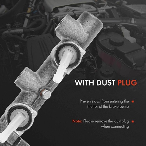 New Brake Master Cylinder for Volkswagen Super Beetle 1973-1979 H4 1.6L 3/4 In - Picture 3 of 8