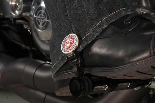 Harley-Davidson Boot 6" Marine Corps Motorcycle Boot Straps - Picture 3 of 4