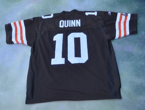 Vintage Reebok NFL Cleveland Browns Brady Quinn #10 Stitched Jersey Size 48. - Picture 6 of 12