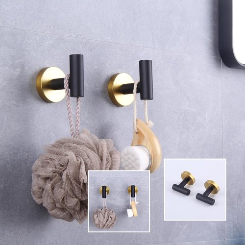 Stainless Steel Towel Hook Robe Hook Coat Hook Heavy Duty Wall Mounted Luxury Ho - Picture 3 of 12