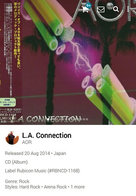 AOR ~ L.A Connection +2 Japan OBI CD 2014 Hi-Tech Melodic Rock WestCoast SLAMA