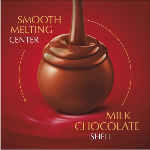 Lindt Lindor Milk Chocolate Candy Truffles, 5.1 oz Bag - Picture 2 of 6