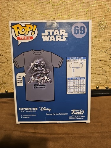 CAMISETA NUEVA EN CAJA POP STAR WARS THE EMPIRE STRIKES BACK #69 LTD TALLA XL - Imagen 2 de 7
