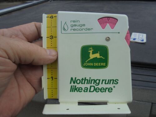 Vintage John Deere Rain Gauge