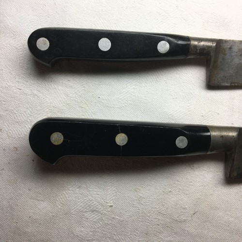 2 Vintage Sabatier Hoffritz französischer Stahl Allzweckmesser 8 Zoll & 10 Zoll - Bild 7 von 8