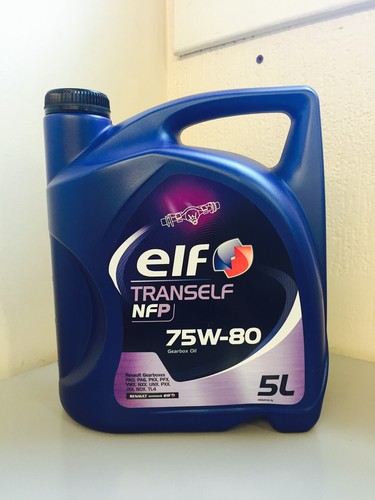 Elf Tranself NFP 75W80 Synthetic Renault Gear Oil 5L - ELF UK OIL DISTRIBUTOR