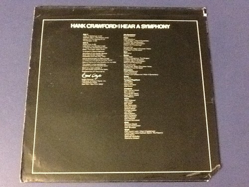 HANK CRAWFORD~i hear a symphony KUDU 1976 all ORIGINAL~ (LP) Nm / (JACKET) Vg+ - Imagen 2 de 5