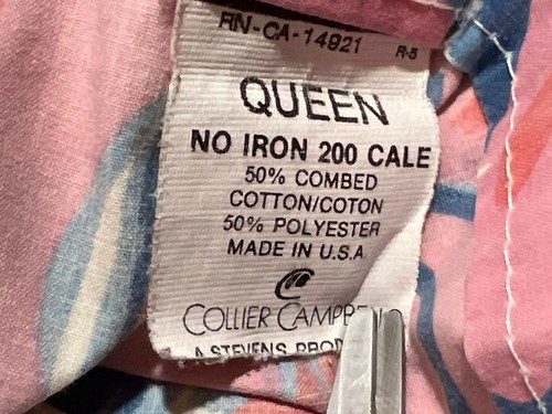 Collier Campbell 200 Cale Floral Single Queen Sábana Plana - Imagen 8 de 24