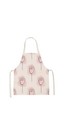 Apron Bib Kitchen Apron Cooking BBQ Party Kitchen Pink Tulip Floral Flower Logo