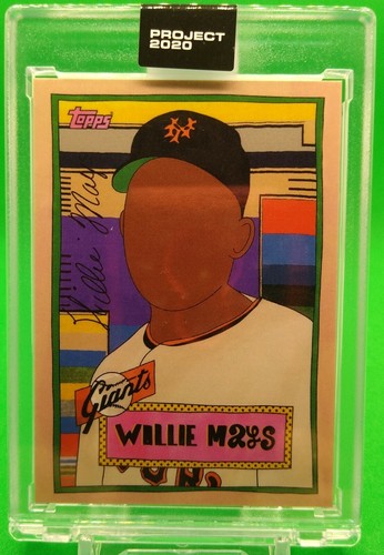 Tarjeta de béisbol Topps Project 2020 MLB 1952 exclusiva en línea de Willie Mays - Imagen 25 de 26
