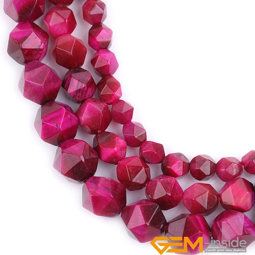 Wholesale Lot Natural Assorted Gemstone Polygonal Jewellery Making Beads 15" UK - Picture 116 of 129
