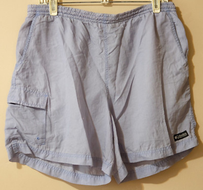 ★★Columbia★★ CU SIGNATURE CARGO NYLON SHORTS PANTS Light Columbia Cargo Shorts Nylon Inner Drawstring Lilac