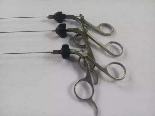 Laparoscopic Semi-Rigid Scissor Biopsy Alligator Jaw Grasping Forceps 7Fr 600mm - Picture 8 of 8