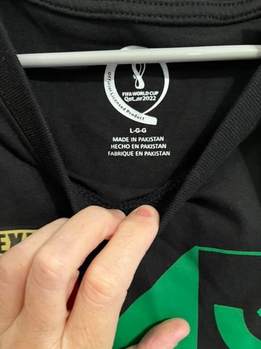 Camiseta Oficial LG Copa Mundial FIFA 2022 Cheer Selección México Nueva con Etiquetas - Imagen 3 de 4
