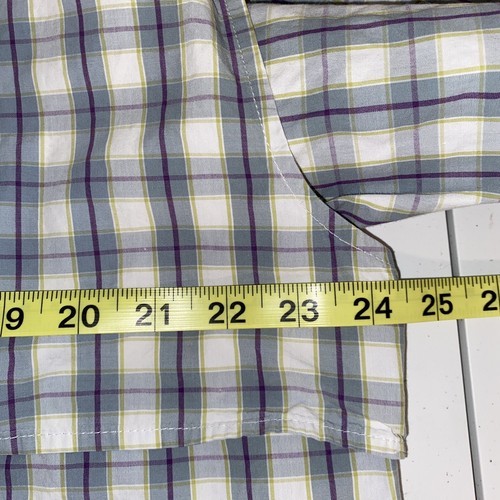 Columbia Mens Long Sleeve Gray Plaid PFG Button Down Shirt Medium - Picture 6 of 7