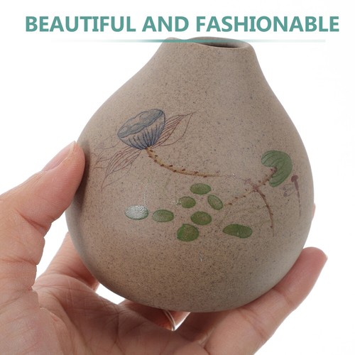 Ton Blumentöpfe Blumentopf Vase Sukkulente Topf Desktop Ton Vase - Bild 2 von 12