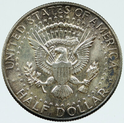 1964 P USA President JOHN F KENNEDY Vintage Silver Half