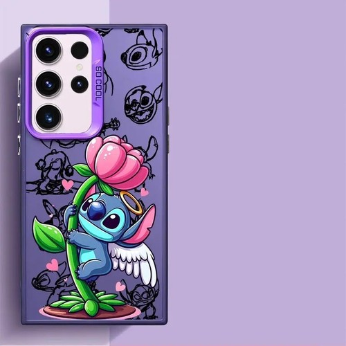 Pour Samsung Galaxy S25 S24 S23 S22 Coque Placage Souple STITCH Dessin Animé Ultra Mignon - Photo 13 sur 18