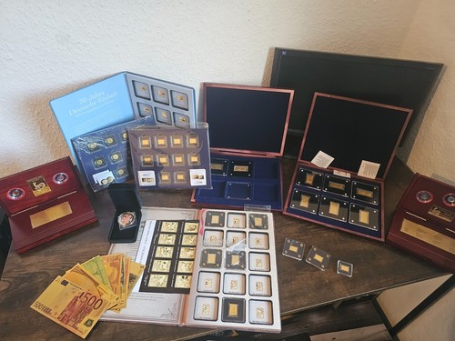 Goldbarren Sammlung Goldmünzen 999Gold
