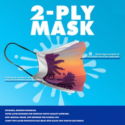 Children Agents of Shield Superhero Face Mask Washable Adjustable Cloth Kids New - Picture 10 of 10