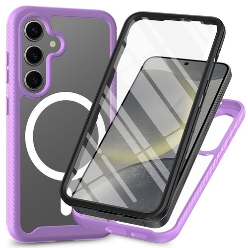 Shockproof Clear 2-in1Case W/ Screen Film For Samsung Galaxy S25 Ultra|+ S24 S23 - Picture 7 of 10