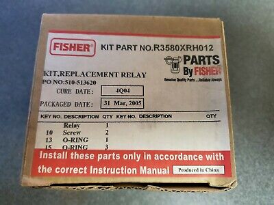 Fisher R3580XRH012 Replacement Kit for Relay Assembly for sale online