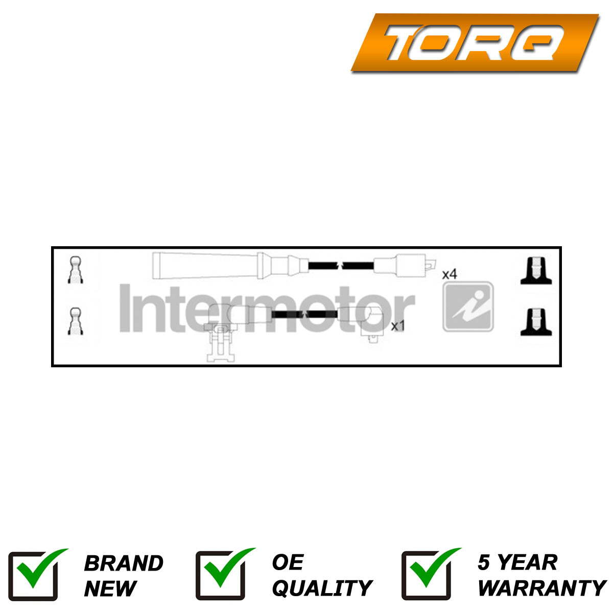 Torq HT Ignition Leads Fits Volvo 240 19841993 2.0 2.3 272194 3203926