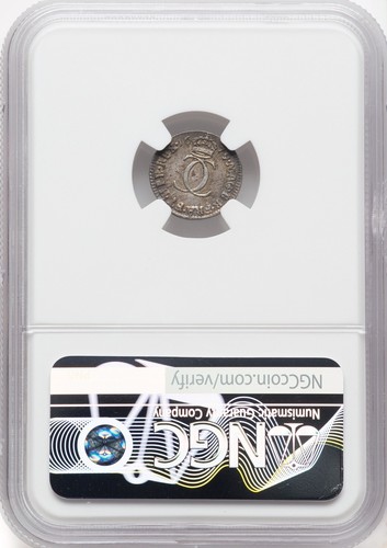 England - 1679 Charles II Maundy 2 pence - NGC AU55 - Well Struck & Nice Toning! - Picture 2 of 2