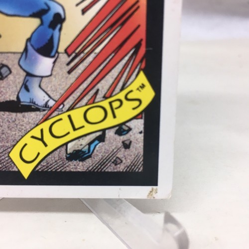 1990 Marvel Universe Cyclops Promo Trading Card Toy Biz - selten - Bild 5 von 6