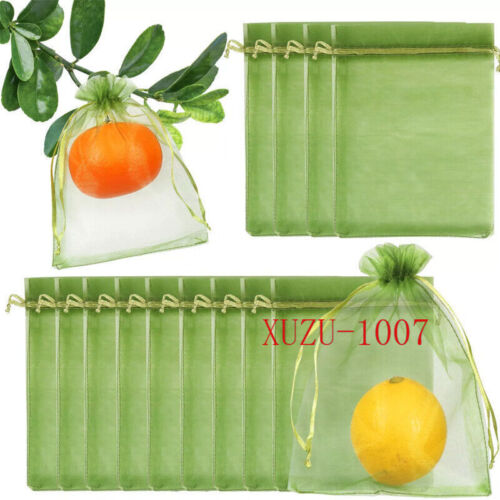 50-200X Fruit Net Bags Agriculture Garden Vegetable Proof Protection Mesh Insect - Picture 1 of 28