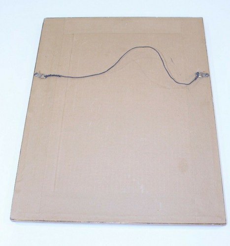 VTG Reg. Adams 1986 Drawing Framed Matted Art Abstract Kids Room Hobo Clown Man - Picture 11 of 12