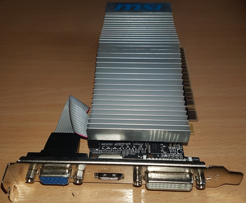 MSi N210 NVidia GeForce 210 1Gb PCI-Express DVI VGA HDMI (N210-MD1GD3H/LP) - Picture 2 of 3