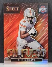 2022 Panini Select Draft Picks Chris Olave #EN-CO En Fuego RC