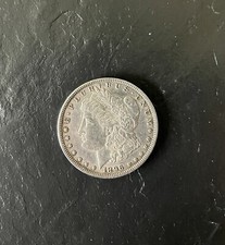 Antique 1896 Morgan USA Silver Dollar Collectors Coin