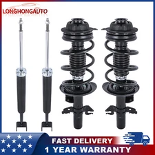 Front Struts W/ Coil Springs + Rear Shocks For 2013-2016 Dodge Dart 1.4L 2.0L